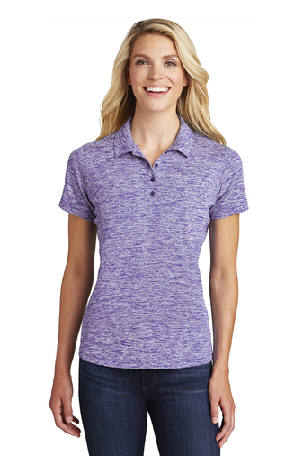 Ladies PosiCharge Electric Heather Polo, Embroidery, Screen Printing, Pensacola, Logo Masters International